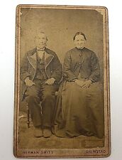 Old Antique Picture Photo of a couple Man Woman herman smitt grimstad Norway 4x2 picture