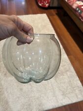 Beautiful Glass Flower Vase - rounded hexagonal shape picture