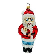 Christopher Radko Dolly For Susie Santa Claus Glass Christmas Ornament 6” picture