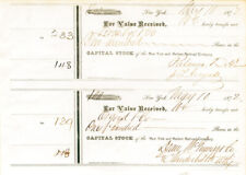 Cornelius Vanderbilt, Jr. signed New York and Harlem Railroad - Autograph Railwa picture
