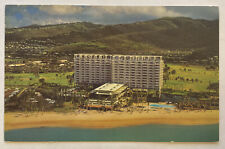 Vintage Mid Century Postcard, Aerial View of The Kahala Hilton, Honolulu, HI picture
