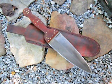 USA Made Custom Handmade Hudson Bay  Style Paddle Handle Dag Knife picture