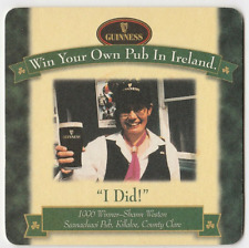 Guinness Win Your Own Pub In Ireland  Beer Coaster picture