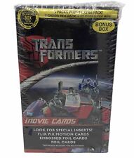 2007 Topps “TRANSFORMERS” Movie Trading Cards 6 Pack Blaster Box picture
