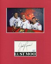 Jim James Lovell NASA Apollo Gemini Astronaut Signed Autograph Photo Display JSA picture