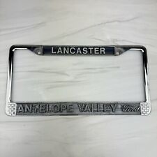 Lancaster Antelope Valley FORD License Plate Frame Embossed Metal picture