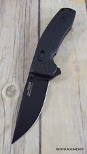 SOG-TAC XR BLACK OUT FOLDING KNIFE RAZOR SHARP BLADE WITH POCKET CLIP   picture