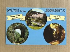 Postcard Natural Bridge Virginia Greetings Vintage VA PC picture
