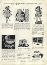 1933 PAPER AD Ideal Doll Carrie Joy Carriage Baby Smiles Honeysuckle Tickletoes  picture