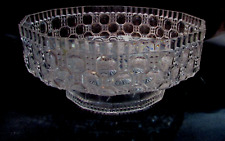 Vintage Regaline USA Clear Acrylic Plastic Dodecagon Honeycomb Pedestal 9