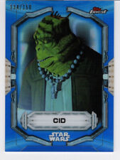 Cid 2022 Topps Finest Star Wars Blue Refractor Parallel /150 Card 24 Bad Batch picture