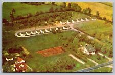 Goyers Modern Cabins Troy New York Aerial View NY Plains Vinage UNP Postcard picture