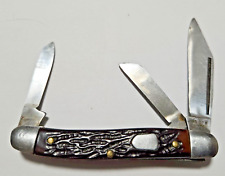Vintage Sabre 630 Folding 3 Blade Pocketknife picture