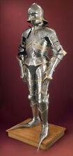 Antique German Gothic Full Body Suit Of Armor 15th Century Larp Armory Suit  picture