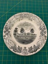 Wedgwood Bowdoin College 1948 - The Campus in 1822 10.5 Inch Dinner Plate picture