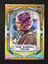 2022 Finest Star Wars Base Gold #93 Vice Admiral Holdo /50 picture