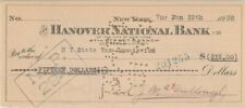 Paul McCullough- Signed Vintage Bank Check picture