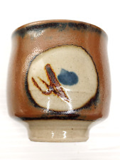 Mashiko Yaki Japanese Mid- Century Studio Pottery Yunomi Stoneware Teacup picture