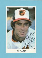 Jim Palmer, Baltimore Orioles Signed Photo Postcard, Nice picture