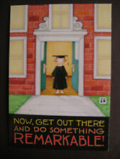 UNUSED vintage greeting card Mary Engelbreit GRADUATION Do Something Remarkable picture