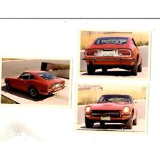 1971 Datsun 240Z Red Set of 3 Photographs Snap Shots Colorado Vintage Car Auto picture
