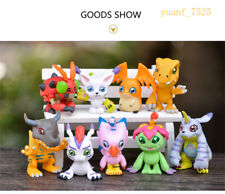 New Digital Monster Anime Monster Figure Toy Car Ornaments 9pcs Kids Gift Prize picture