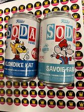 *IN HAND* LE 3500 KLONDIKE KAT AND SAVOIE-FAIRE SEALED FUNKO SODA VYNL SET OF 2 picture