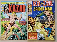 Ka-Zar #1 January 1974 #3 March 1971 Spider-Man Marvel Comics picture