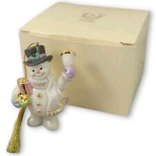 Christmas Lenox Classics Snowman Ornament + Bells & Presents 3 3/4