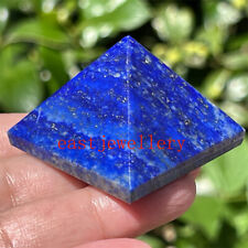 1x Natural Lapis Lazuli Gemstone Pyramid Energy Quartz Crystal Tower Gem Healing picture