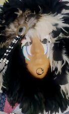Native American Feather Mask 89' Hand Made Wall Art Signed numbered RW Adamson picture