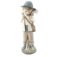 Vintage Zaphir by Lladro Figurine Shepherd Boy With Lamb Porcelain Made in Spain picture