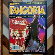 FANGORIA #1 VF (1979) GODZILLA POSTER In-Tact / Christopher Lee Interview + More picture