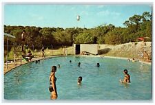 c1950's Methodist Kerrville Assembly Mt. Wesley Swimming Kerrville TX Postcard picture