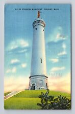 Duxbury MA-Massachusetts, Scenic View Myles Standish Monument Vintage Postcard picture