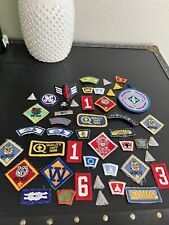 Lot Of 46 Vintage BSA Boy Scouts Badges Patches - Day Camp - Bear Bobcat  picture