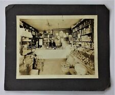 1926 antique BALTIMORE md GROCER'S SHOP PHOTOGRAPH w Advertising Signs picture