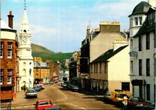 Vtg MAIN STREET, CAMPBELTOWN Argyll Scotland Cars People picture