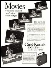 1939 Kodak Cine-Kodak Eight Model 25 8mm Home Movie Camera Vintage Print Ad picture