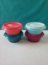 Tupperware Classic Servalier Bowls Shades of Summer 10oz Set of 4 New picture