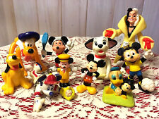 Lot-10-Disney PVC/Plastic/Rubber Figures-Mickey Pluto Donald Cruella Dalmatian picture