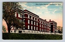 Steubenville OH-Ohio, Ohio Valley Hospital, Antique Vintage Souvenir Postcard picture