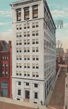 People's National Bank Building Lynchburg, Virginia Linen Vintage Post Card picture