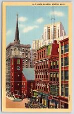 Postcard Old South Church Building as Sanctuary of Freedom Boston Massachusetts picture