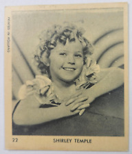 1935 KLENE GUM Printed in Holland Film Stars #22 Shirley Temple picture