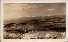 1937, Town View, CRIPPLE CREEK, Colorado Real Photo Postcard picture