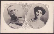 King Victor Emmanuel III of Italy & Queen Elena RPPC Real Photo Postcard picture