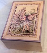 LILAC FAIRY / FLOWER FAIRIES C. Mary Barker - Music Box Co. 2002 Purple Jewelry picture