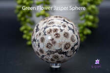Green Flower Jasper Sphere 2.8
