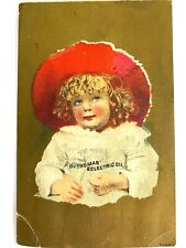 1880s VICTORIAN TRADE CARD antique advertising DR. THOMAS ECLECTRIC OIL Quackery picture